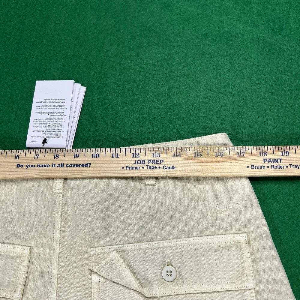 Nike Life Fatigue Pants Cotton Canvas Light Khaki Men's Size 32 New No TAG